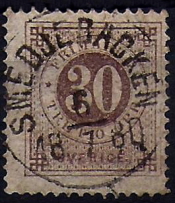 Smedjebacken Frimärke 6/6 1880
