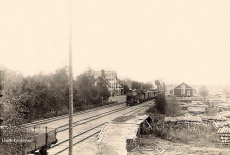 Spannarbodas Järnvägsstation 1924 Spannarbodas Järnvägsstation 1924