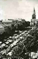 Örebro torghandel vid Stortorget o Nikolai kyrka