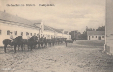 Hallstahammar, Strömsholms Stuteri, Stallgården 1913 Hallstahammar, Strömsholms Stuteri, Stallgården 1913