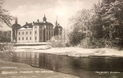 Strömsholm. Vintermotiv från strömmen