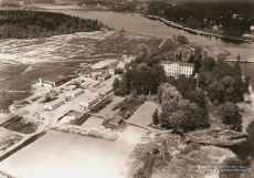 Flygfoto över Frövi 1962