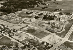 Örebro, Flygfoto över Baronbackarna 1958 Örebro, Flygfoto över Baronbackarna 1958