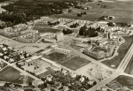 Örebro, Flygfoto över Baronbackarna 1958