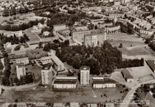 Karlstad, Centrallasarettet, Flygfoto 1961