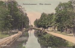 Hallstahammar. Öfre slussen