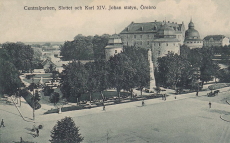 Centralparken, Slottet och XIV. Johan Statyn, Örebro Centralparken, Slottet och XIV. Johan Statyn, Örebro