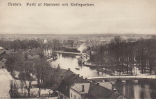 Örebro, Parti af Hamnen och Slottsparken Örebro, Parti af Hamnen och Slottsparken