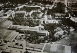 Hallstahammar, Flygfoto över Parkskolan 1965 Hallstahammar, Flygfoto över Parkskolan 1965