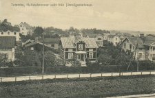 Tomtebo, Sedt från Järnvägsstationen 1918 Tomtebo, Sedt från Järnvägsstationen 1918