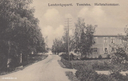 Landsvägsparti. Tomtebo. Hallstahammar