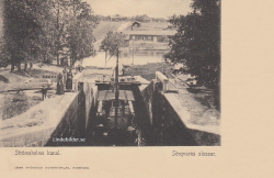 Strömsholms Kanal, Sörqvarns Slussar 1903 Strömsholms Kanal, Sörqvarns Slussar 1903