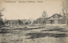 Hallsberg, Soldatbarackerna Sannahed, Nerike 1904 Hallsberg, Soldatbarackerna Sannahed, Nerike 1904