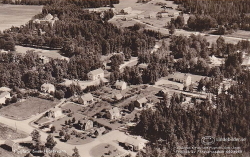 Flygfoto över Hjortkvarn 1960
