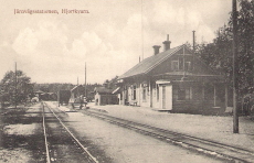 Hallsberg, Hjortkvarn Järnvägsstationen 1916 Hallsberg, Hjortkvarn Järnvägsstationen 1916