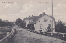 Hallsberg, Parti av Wretstorp, Sett från Söder 1925 Hallsberg, Parti av Wretstorp, Sett från Söder 1925