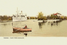 Örebro, Parti från Kanalen 1907 Örebro, Parti från Kanalen 1907