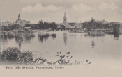 Parti från Svartån, Vasastaden, Örebro 1905 Parti från Svartån, Vasastaden, Örebro 1905