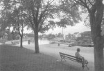 Örebro sluss medutsikt Skebackshamn 1940