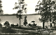 Ludvika, Turisthotellet, Grangärde, Parti från Parken 1944 Ludvika, Turisthotellet, Grangärde, Parti från Parken 1944
