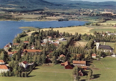 Ludvika, Grangärde, Flygbild över område 1980 Ludvika, Grangärde, Flygbild över område 1980
