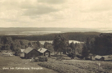 Ludvika, Utsikt från Fjällmusberg, Grangärde 1948 Ludvika, Utsikt från Fjällmusberg, Grangärde 1948