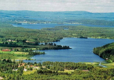Ludvika, Saxdalen och Grangärdebygden från Saxberget Ludvika, Saxdalen och Grangärdebygden från Saxberget