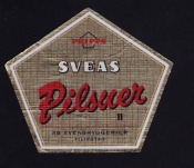 Filipstad A.B Sveabryggerier, Pripps, Sveas Pilsner klass 2 Filipstad A.B Sveabryggerier, Pripps, Sveas Pilsner klass 2