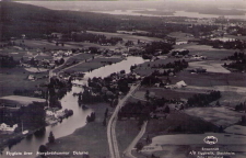 Smedjebacken, Flygfoto över Morgårdshammar, Dalarna