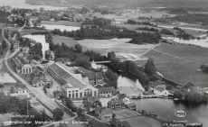 Smedjebacken. Flygfoto över Morgårdshammar, Dalarna Smedjebacken. Flygfoto över Morgårdshammar, Dalarna