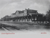 Arvika Järnvägsstation 1902 Arvika Järnvägsstation 1902