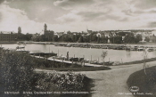 Arvika, Stadsparken med motorbåtshamnen, Värmland Arvika, Stadsparken med motorbåtshamnen, Värmland