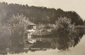 Arvika Stadsparken, Svandammen 1927 Arvika Stadsparken, Svandammen 1927