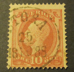Storå Frimärke 25/10 1888