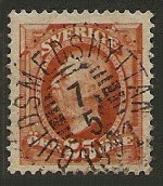 Guldsmedshyttans Frimärke 7/5 1901