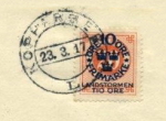Kopparberg Frimärke 23/3 1917 Kopparberg Frimärke 23/3 1917