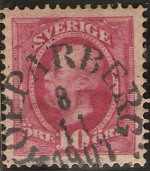 Kopparberg Frimärke 8/11 1907