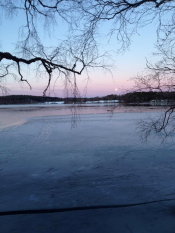 Lindesjön och kvistar Lindesjön och kvistar