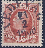 Vedevåg frimärke 21/2 1900 Vedevåg frimärke 21/2 1900