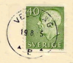 Vedevåg Frimärke 19/8 1975 Vedevåg Frimärke 19/8 1975