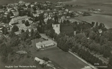 Flygfoto över Hedemora Kyrka