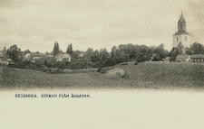 Hedemora, Kyrkan från Osgatan 1910