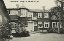 Hedemora, Apoteket, Gårdsinteriör 1909 Hedemora, Apoteket, Gårdsinteriör 1909