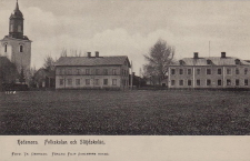 Hedemora, Folkskolan och Slöjdskolan 1906 Hedemora, Folkskolan och Slöjdskolan 1906