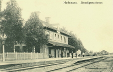 Hedemora Järnvägsstationen 1906 Hedemora Järnvägsstationen 1906