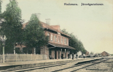 Hedemora Järnvägsstationen 1908