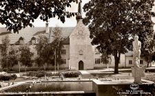 Hedemora, Myntparken och Samrealskolan 1956 Hedemora, Myntparken och Samrealskolan 1956