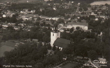 Flygfoto från Hedemora, Kyrkan Flygfoto från Hedemora, Kyrkan