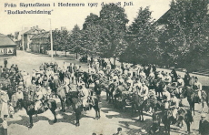 Från Skuttefästen i Hedemora 1907, 27-28 Juli, Budkafvelridning Från Skuttefästen i Hedemora 1907, 27-28 Juli, Budkafvelridning