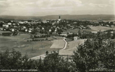 Hedemora, Utsik från Brunnsjöberg 1946 Hedemora, Utsik från Brunnsjöberg 1946